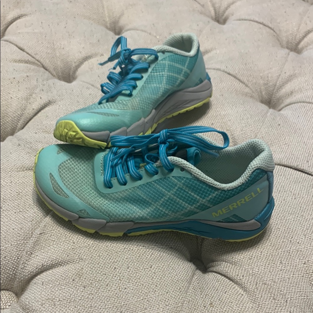 Merrell Kids' Aqua Blue Lightweight Trail Sneakers